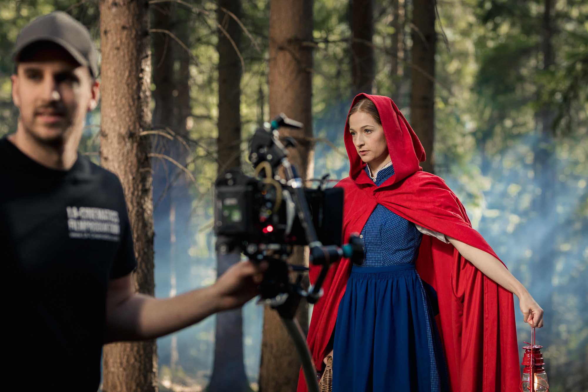 Rotkäppchen Imagefilm Dreh in der Steiermark mit LA-Cinematics für Dr. Stefan Brünner